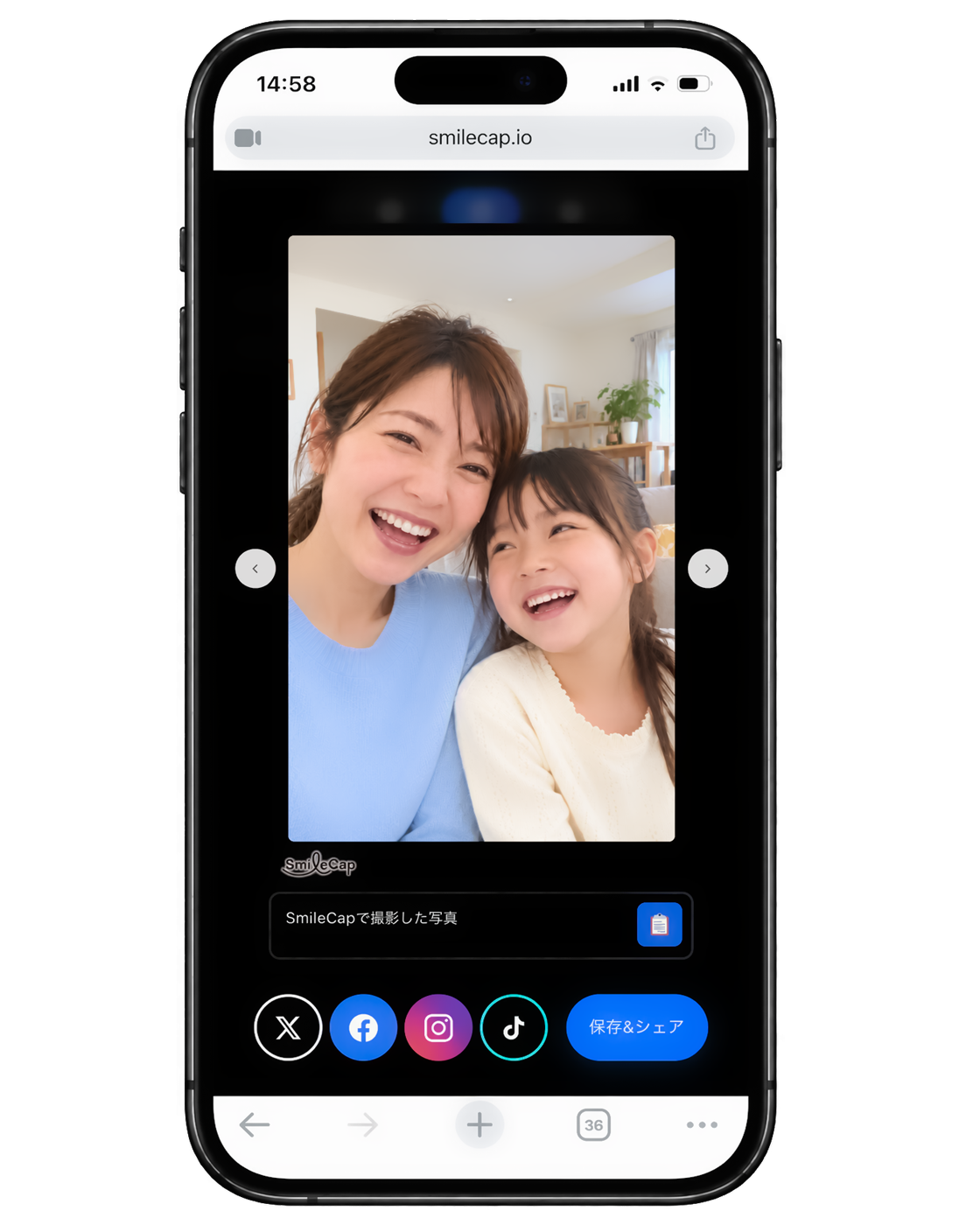 家族や友人との記念写真